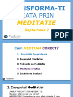 Meditatie Online - Saptamana 2 - Suport Curs