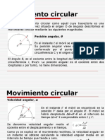 Cinemática - Mov. Circular