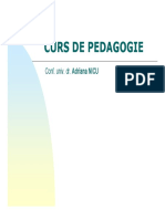 Pedagogie 2 Curs 7 Teoria Evaluarii