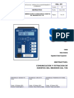 I-MLL-001 Extracción de Datos Medidor SEL 735