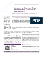 Photosensitizers For Photodynamic Therapy: One-Pot Heterogeneous Catalytic Transfer Reduction of Porphyrins