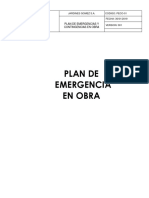Plan de Emergencias Obra PDF