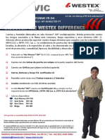 FT - Uniforme - Westex - DH WT-DHX61XX-TT PDF