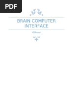 Brain Computer Interface: HCI Report