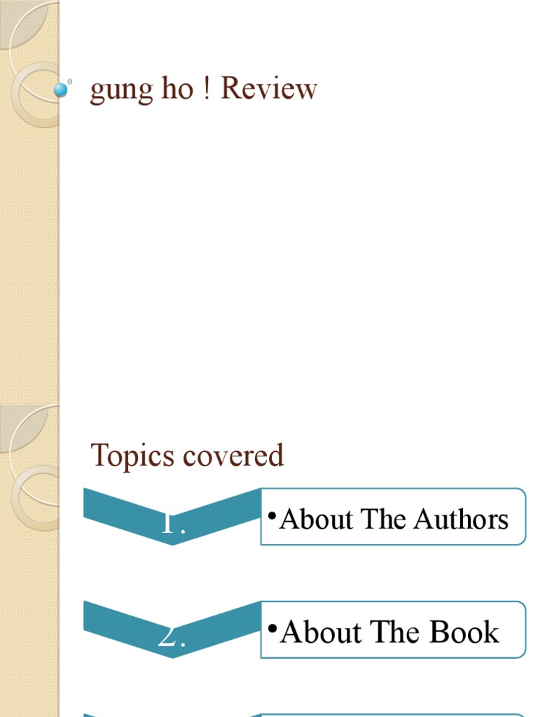 Turning the Plant Around A Summary and Review of 'Gung Ho!' PDF