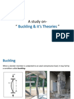 A Study On-" ": Buckling & It's Theories