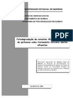 Quitosana Fotodegradação Corantes PDF