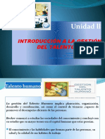 Unidad II Gestion Del Talento Humano