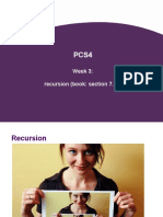 PCS4 Week 3: Recursive Methods Explained