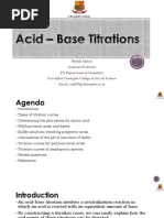 Acid Base Titrations PDF