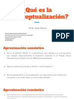 ¿Qué Es La Reconceptualización