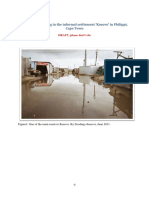 Report On Flooding in The Informal Settlement Kosovo' in Philippi, Cape Town