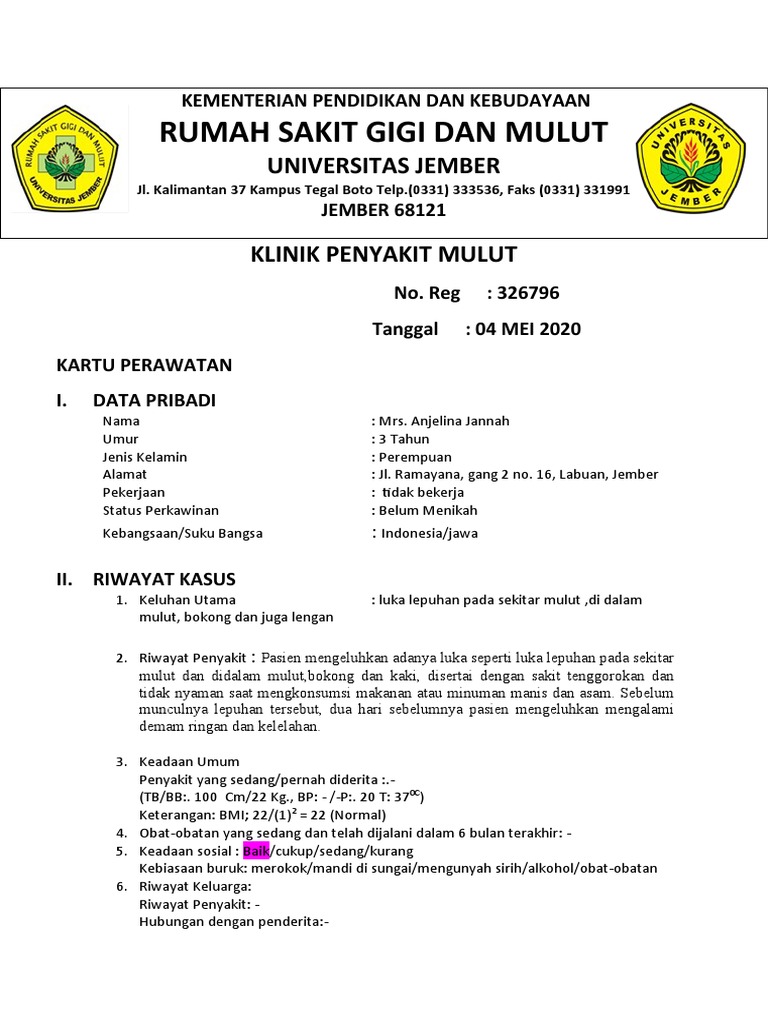 Kartu Status Ipm | PDF