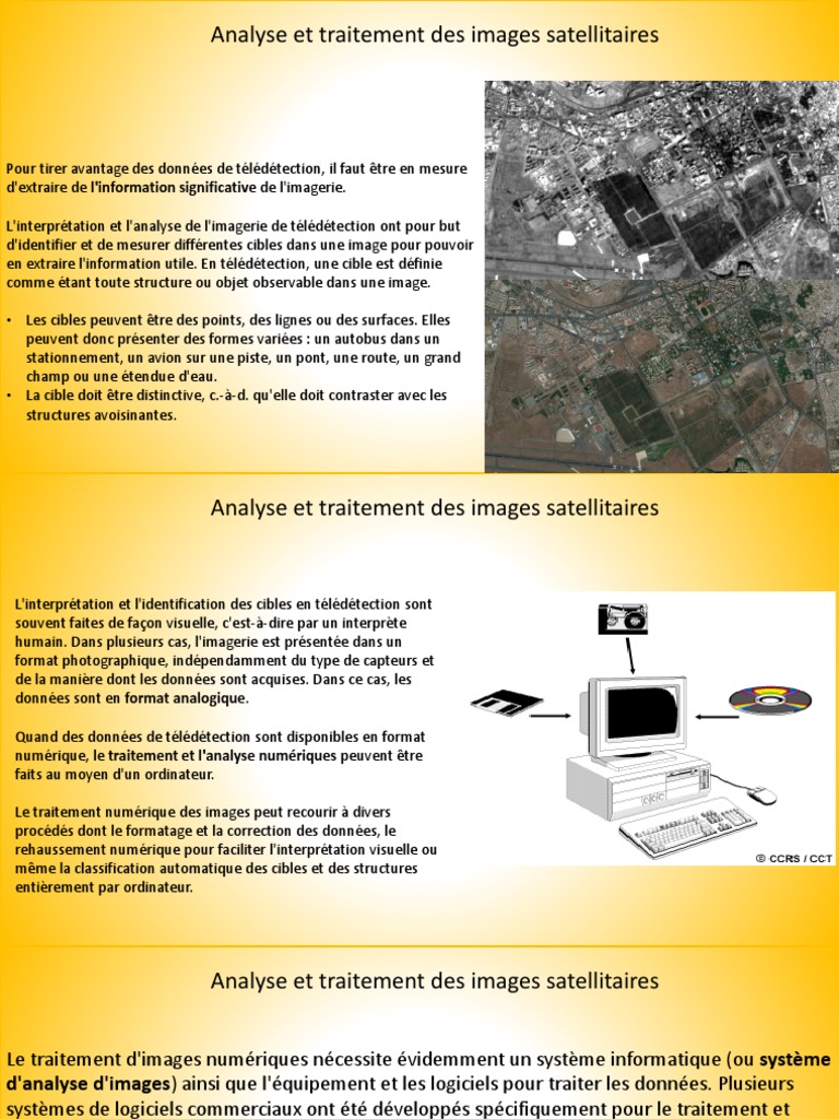 Analyse des images de télédétection | PDF | Satellite | Imagerie médicale