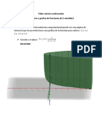 Taller Calculo Multivariado