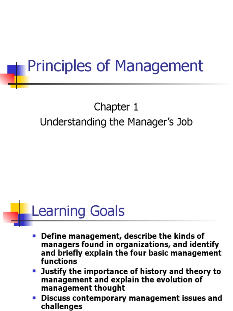 Principles of Management 01 - 02 Fall 2007 | PDF | System | Business