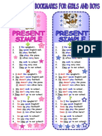 Pres Simple bookmarks.doc