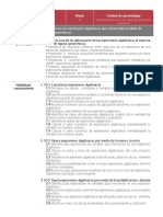 Construcción de Expresiones Algebraicas Que Representan Medidas de Figuras Geométricas. Matemáticas 8