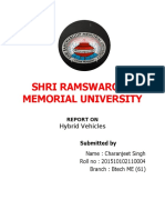 Report on Hybrid Vehicles