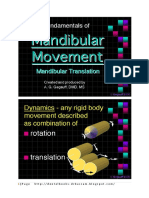 Mandibular Movement PDF