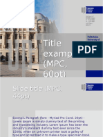 Title Example (MPC, 60pt)