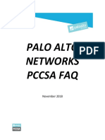 Palo Alto Networks Pccsa Faq: November 2018