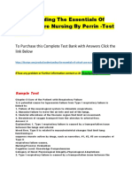 Understanding The Essentials of Critical Care Nursing by Perrin - Test Bank
