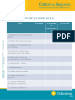 ANEXO 3. Modelo de Plan de Trabajo para La Implementacion Del SG SST