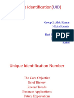 Unique Identification Number - Rahul