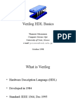 Verilog HDL Basics: Computer Science Dpt. University of Crete, Greece E-Mail: Poisson@