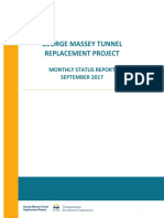 George Massey Tunnel Replacement Project: Monthly Status Report September 2017