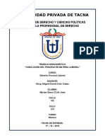 Conclusión Del Proceso en Materia Laboral - Derecho Procesal Laboral - Abog. Edgard Daniel Arias Cutipa