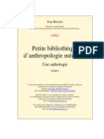 Petite Biblio Anthropo Med t1 PDF