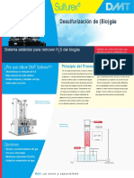 Spanish Leaflet DMT SulfurexR Chemical Biogas Desulphurisation