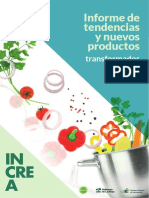 Informe de tendencias y nuevos productos transformados vegetales IV y V gama