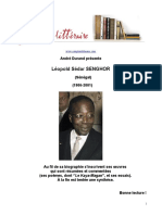 Tout Sur Leopold Sedar Senghor