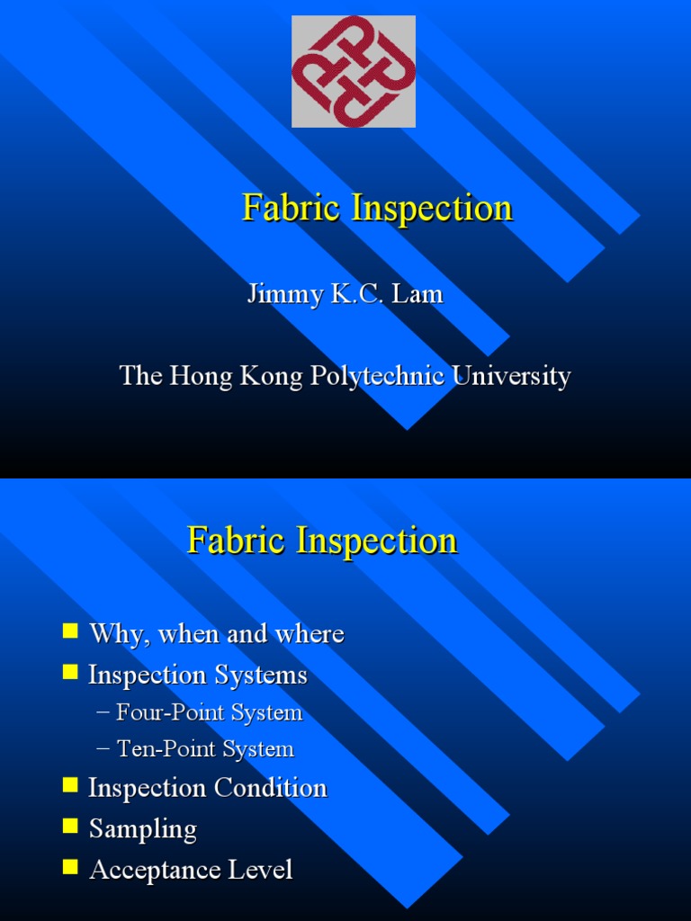 Fabric Inspection Methods and Standards | PDF | Textiles | Knitting