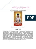 Diamond Ray of Quan Yin for adjustment (a gift and execution of gift