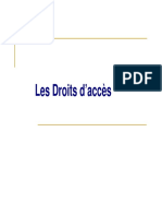 Linux Cours5 Droits - Acces