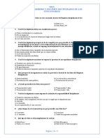 (TEST OPOSICIONES) Auxiliar Administrativo - Derechos Deberes y Regimen Disciplinario de Funcionarios