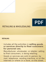 Retailing & Wholesaling