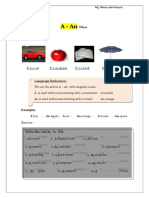 A - An What is it? Demonstratives