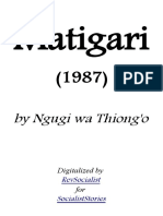 Matigari - Ngugi Wa Thiong'o PDF