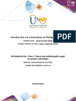 Actividad Inicial - Paso 1: Hacer Una Autobiografía Según Los Puntos Solicitados