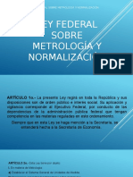 Ley Federal Sobre Metrología y Normalización