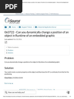Can you dynamically change a position of an object in Runtime of an embedded graphic - InSource KnowledgeCenter