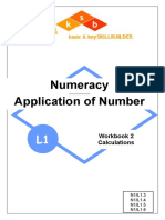 Numeracy Workbook 2 - Basic Number Calculations