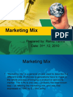 Marketing Mix Final