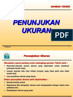 Gambar Teknik 6 Penunjukan Ukuran