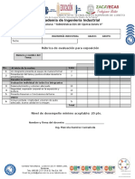 Lista de Cotejo de Exposicion Uni 4